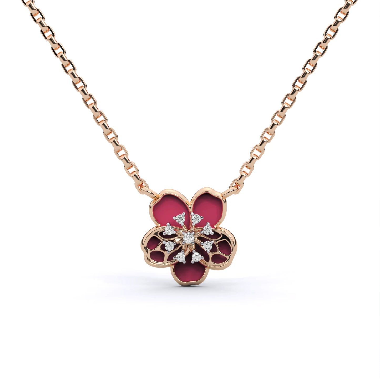 Flower Pendent Rose Gold | TS10001
