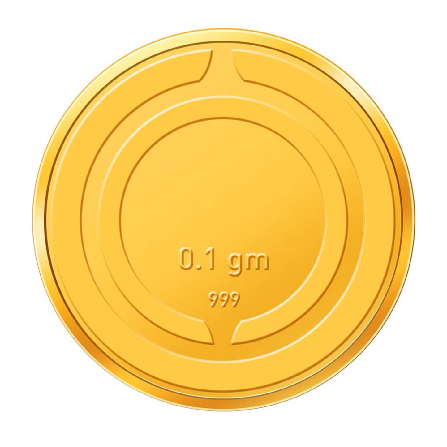 0.1 Gram 24K Pure Gold Coin – Gift of Blessing
