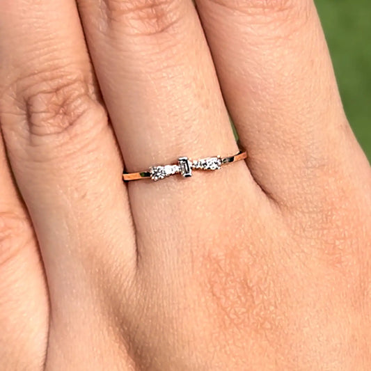 Angelic Bow Promise Ring | 30829R