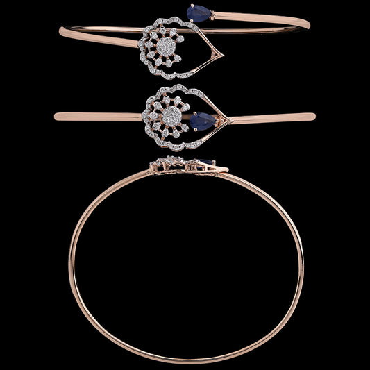 Navy Nebula Cuff Bracelet | 25988OB