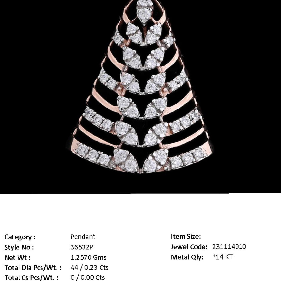 The Fabiola Diamond Pendant |36532P