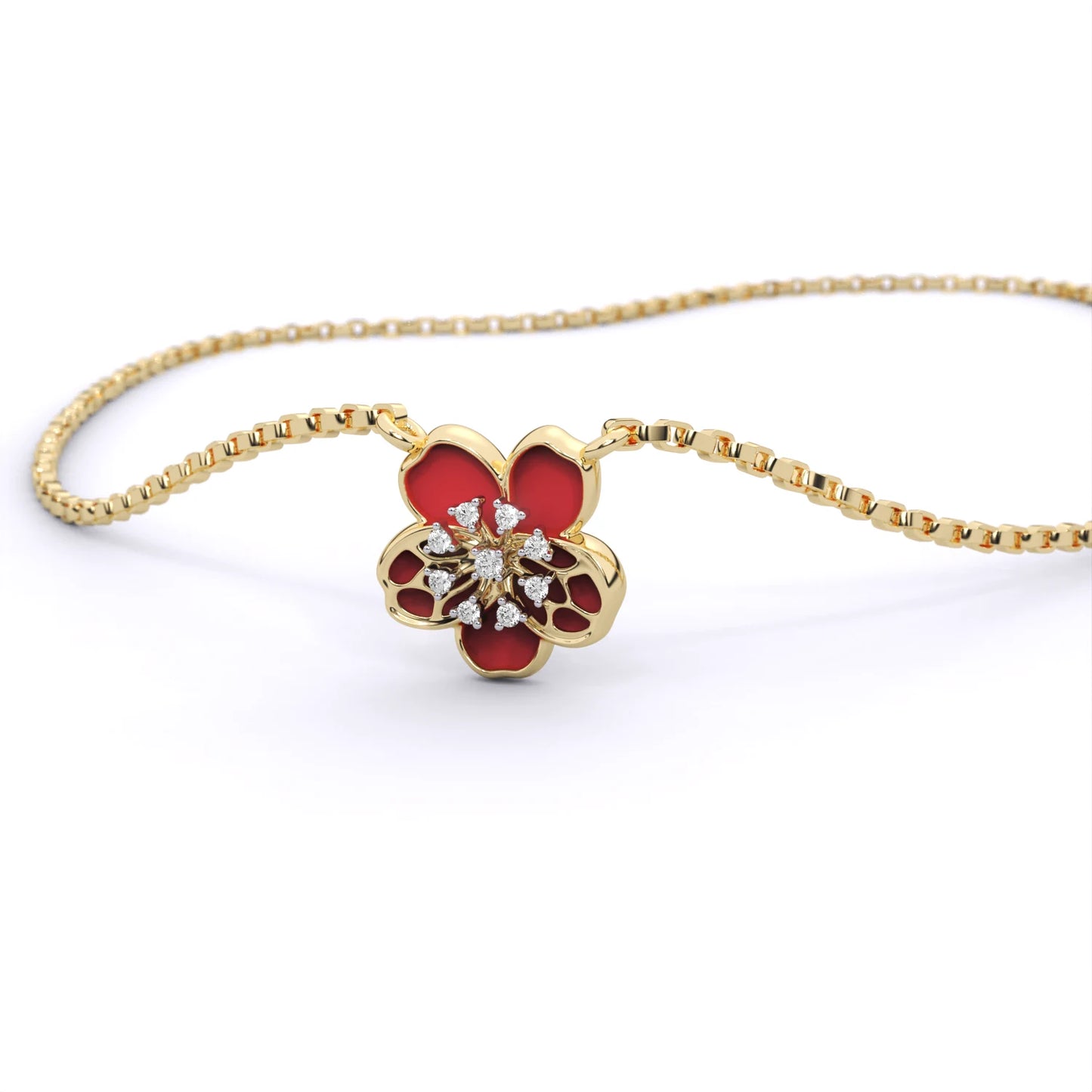 Flower Pendent Rose Gold | TS10001