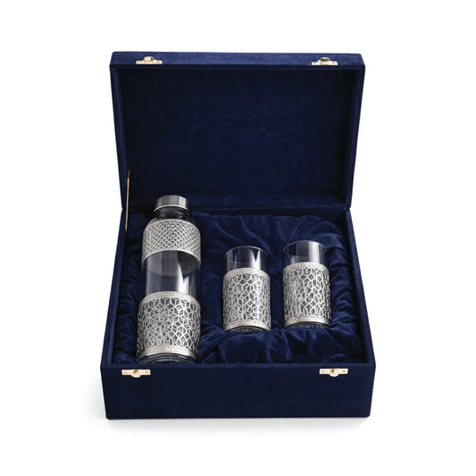 Carving Bottle with 2 Glass Set