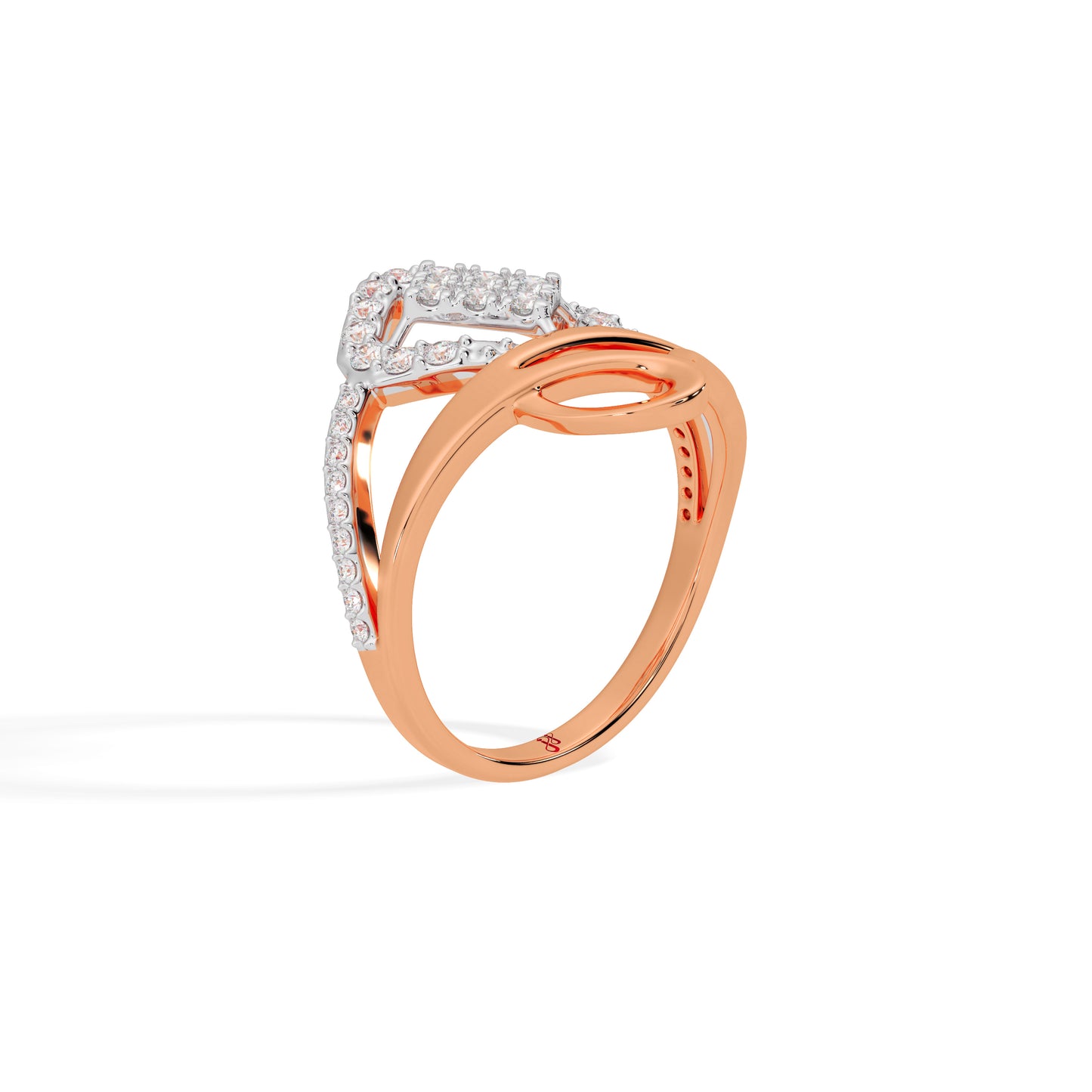 D LADIES RING 38554RAS