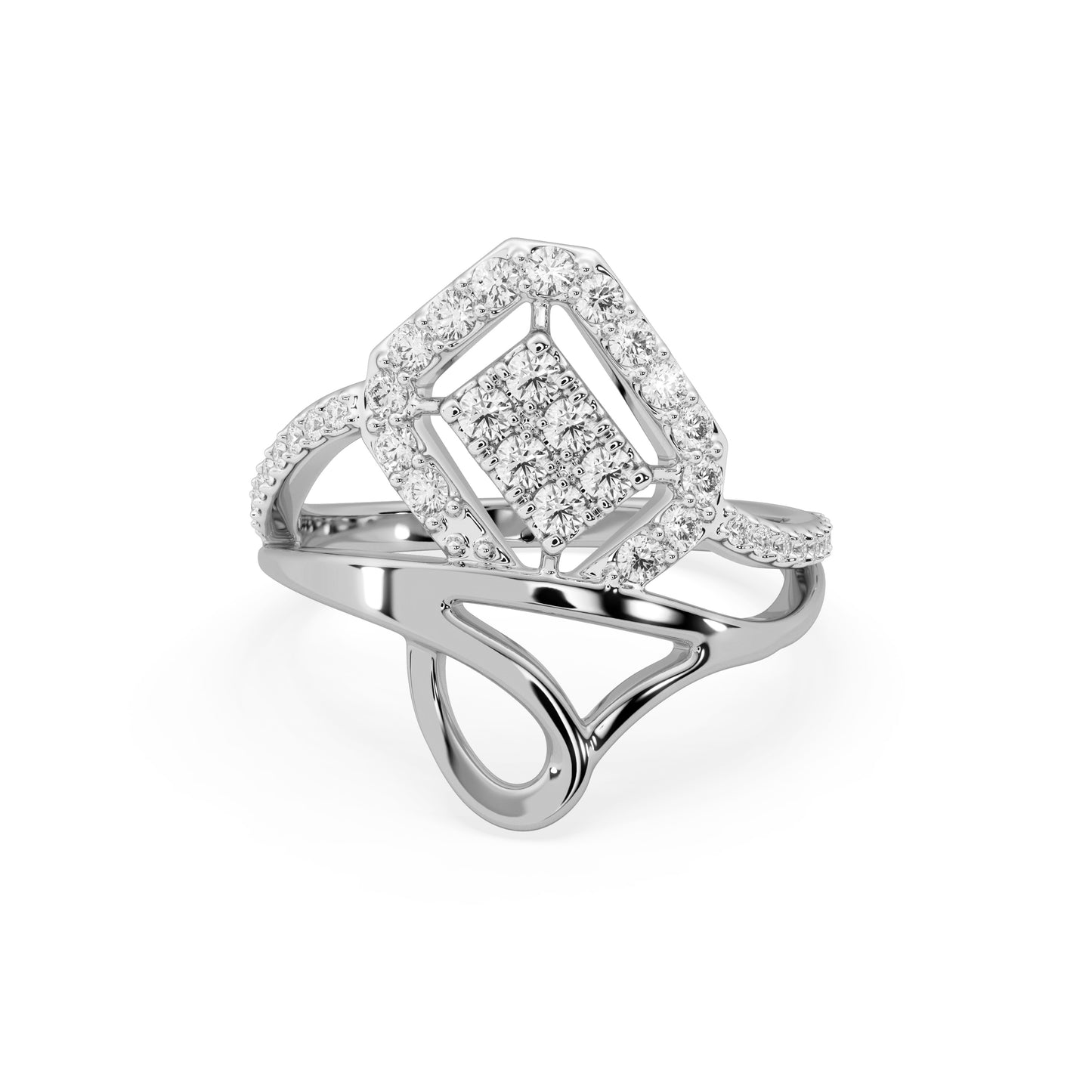 D LADIES RING 38554RAS