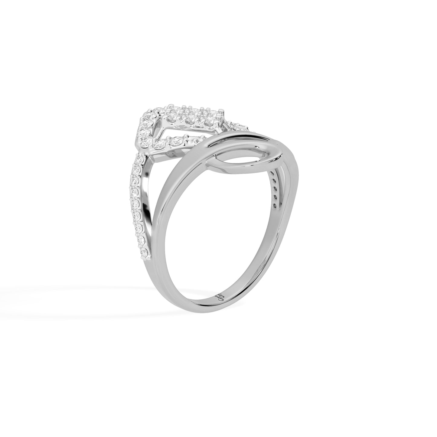 D LADIES RING 38554RAS