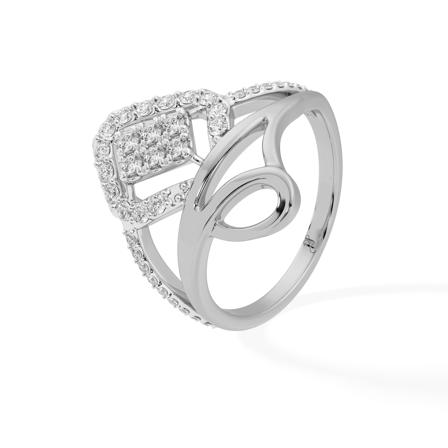 D LADIES RING 38554RAS