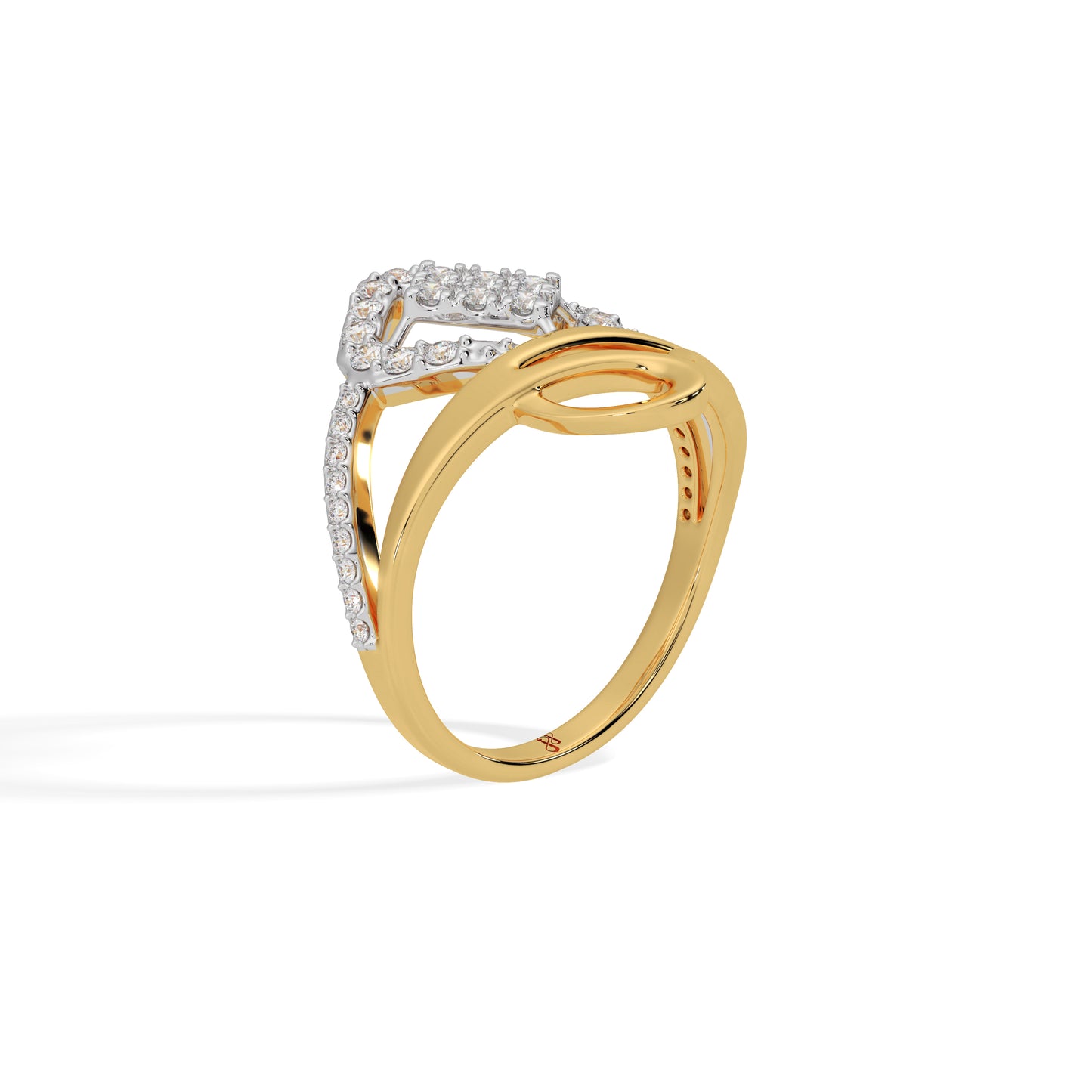 D LADIES RING 38554RAS