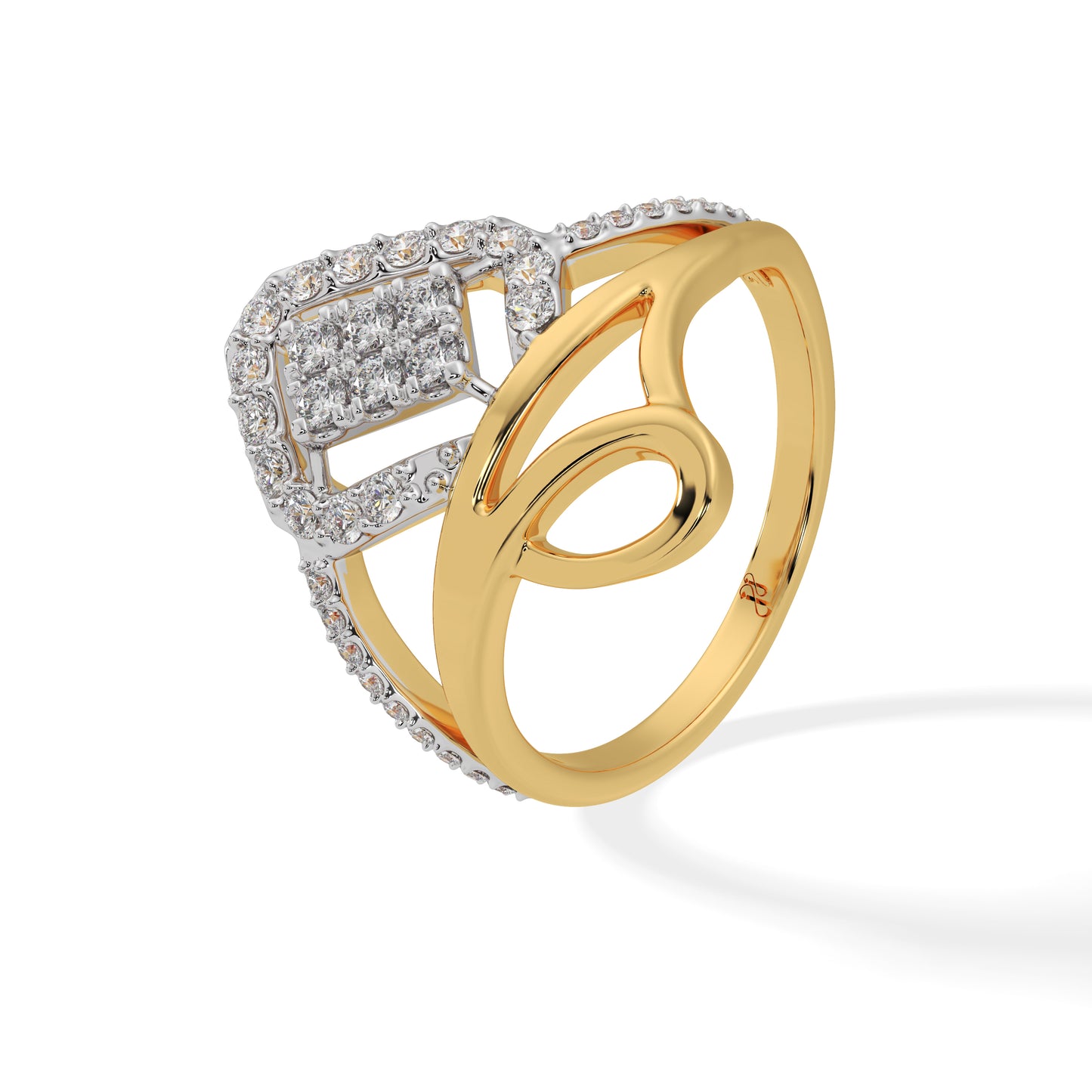 D LADIES RING 38554RAS