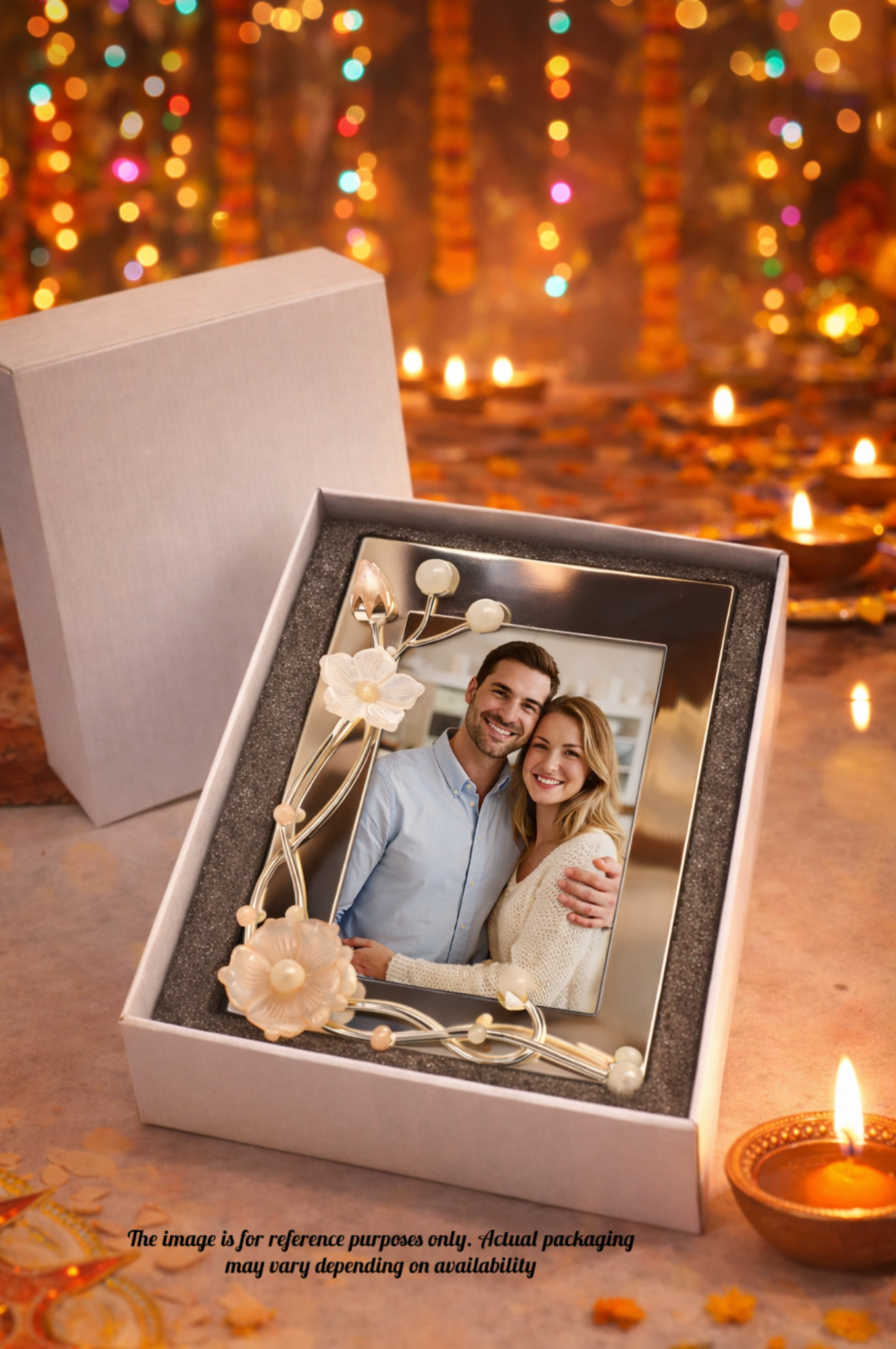 White Marble Photo Frame – premium handcrafted photo frame, stylish and ideal for gifting | jnj by madhuri