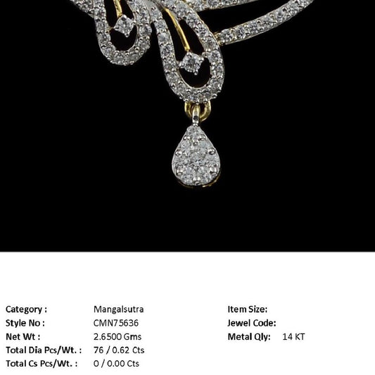Heavenly Halo Diamond Pendant |CMN75636