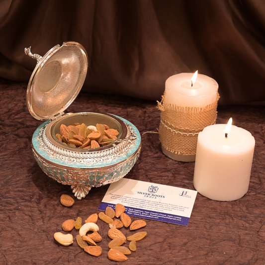 SILVER DRY FRUIT BOWL
