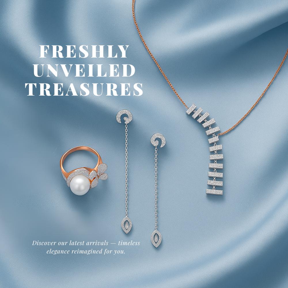 Elegant Anniversary Gifts Collection by JNJ by Madhuri: The ultimate Luxury Diamond Jewellery for her. Find the perfect, certified ring, pendant, or earring set to celebrate your special anniversary milestone.