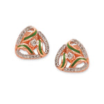Load image into Gallery viewer, Verdant Rose Gold Earrings | 10994E
