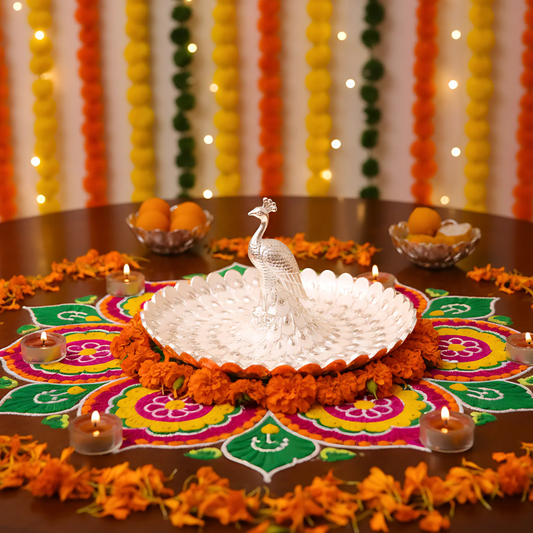 PEACOCK PLATTER