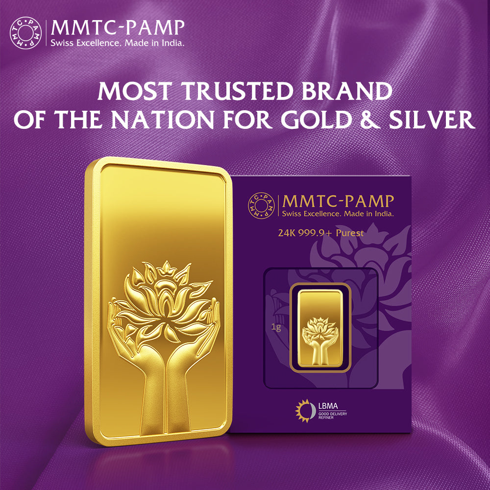 LOTUS 24K (999.9) 1 GM GOLD BAR