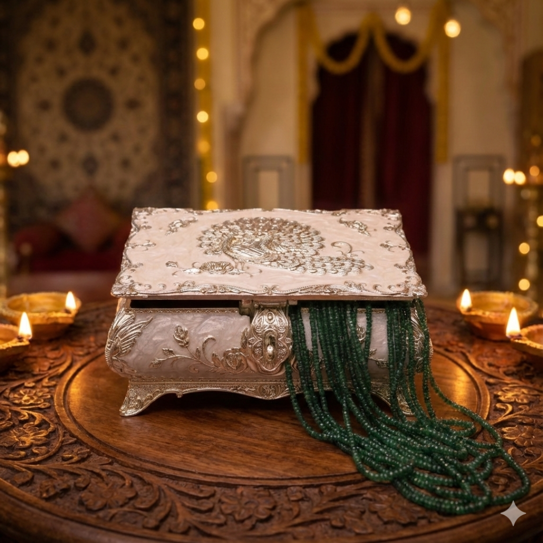 luxury handcrafted jewelry and storage box, perfect for gifting | jnj by madhuri