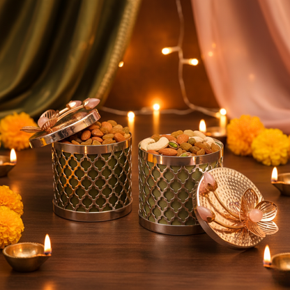 Jar & Photo Frame Combo – premium gift set with jar and photo frame, elegant décor piece | jnj by madhuri