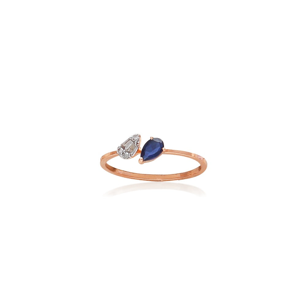 Oceanic Blue Promise Ring | 30872R