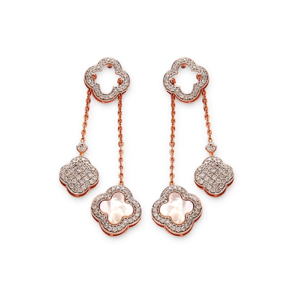 Pure Clover Elegance Danglers | 35282E