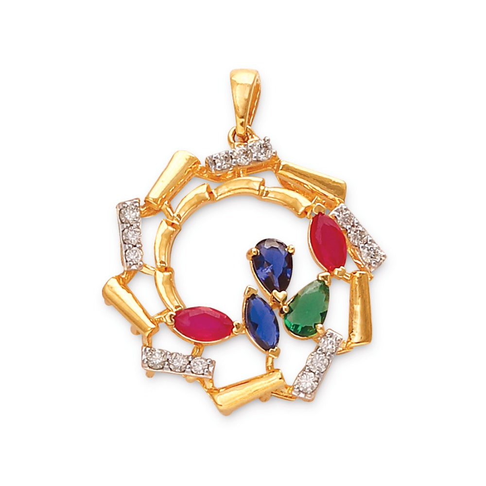 Colorful Colorstone Pendent | 39924P