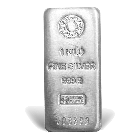 CASTED (999.9) PUREST 1 KG SILVER BAR