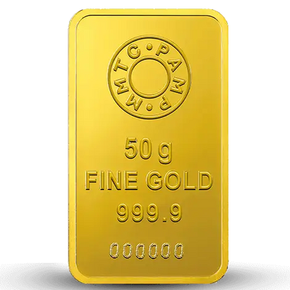 Lotus 24K (999.9) 50 gm Gold Bar