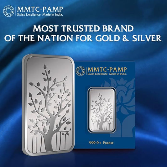 (999.9+) Purest 10 g Banyan Tree Silver Bar