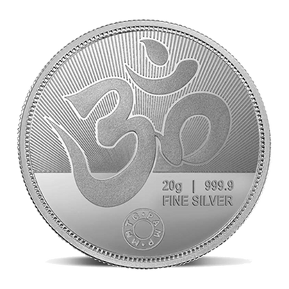 GANESH LAKSHMI JI 999.9 20 GM SILVER COIN