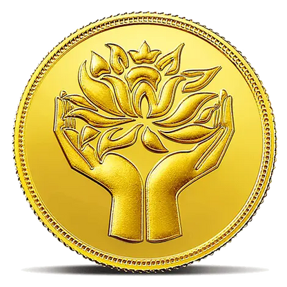 Lotus 24k (999.9) 8 gm Gold Coin