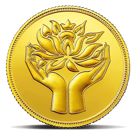 Lotus 24k (999.9) 8 gm Gold Coin