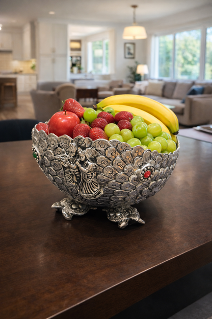 Antique Bowl Radha Krishna