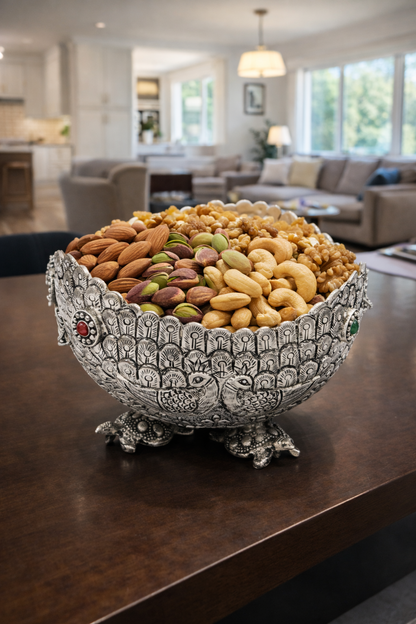 Antique Bowl Radha Krishna