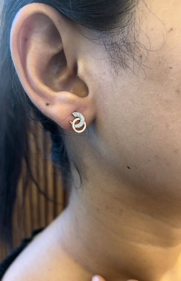 Love Spark Heart Studs Earring|CE97867