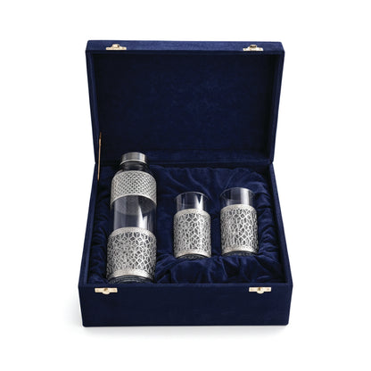 Carving Bottle with 2 Glass Set