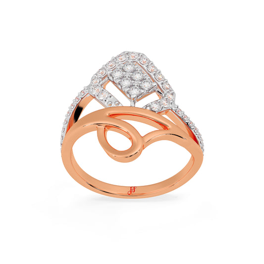 D LADIES RING 38554RAS