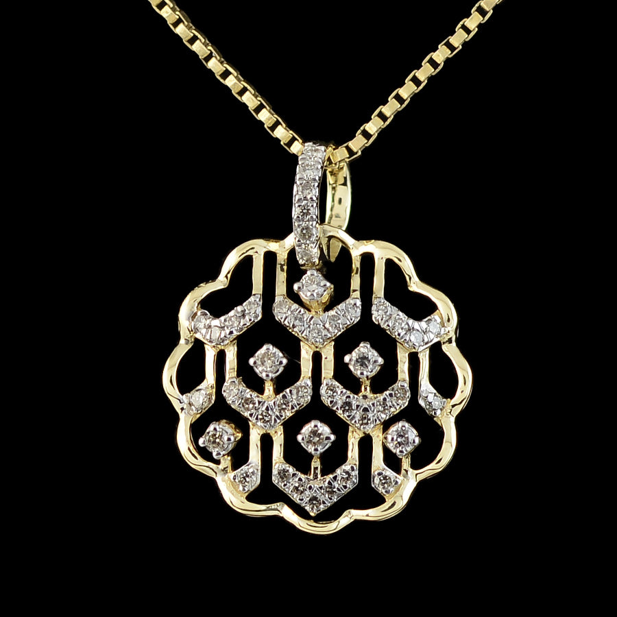 Cultural Inspiration Diamond Pendant |SP22092