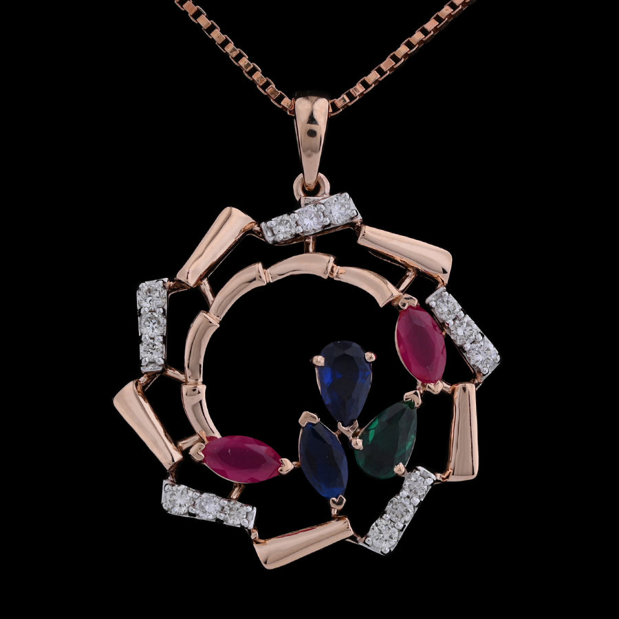 Colorful Colorstone Pendent | 39924P