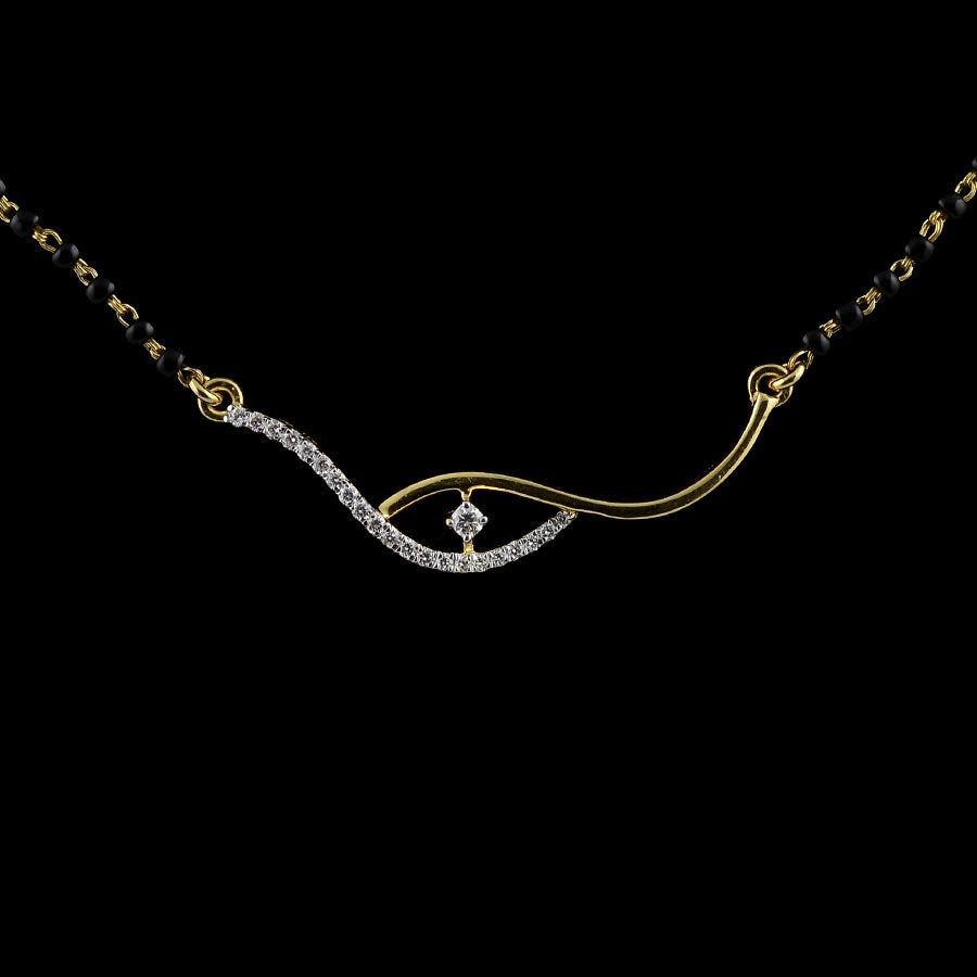 The Ekani Diamond Mangalsutra |CMN79371