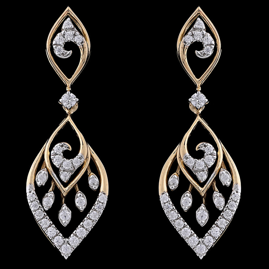 The Asra Diamond Hoop Earring | 33772E