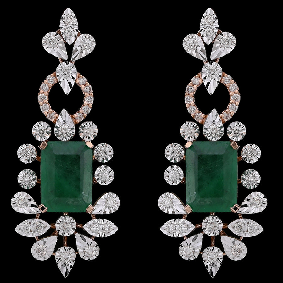 Emerald Essence Danglers | 39999NE