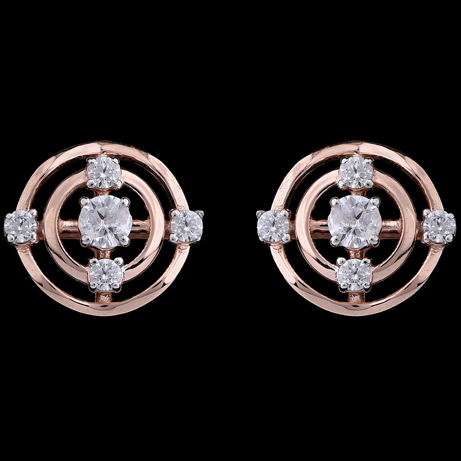 Circle Type Diamond Earrings |30701E