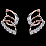 Load image into Gallery viewer, Twirling Diamond Stud Earrings |27994E
