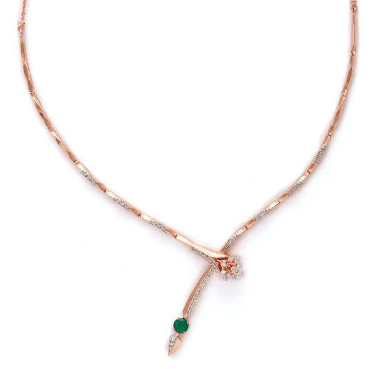 Celestial Constellation of Love Diamond Necklace and Earring Set by JNJ by Madhuri, featuring star-inspired diamond patterns, SKUs 33345N and 33345E.