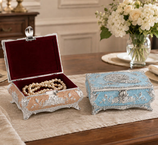 ENAMEL SANDOOK BOX