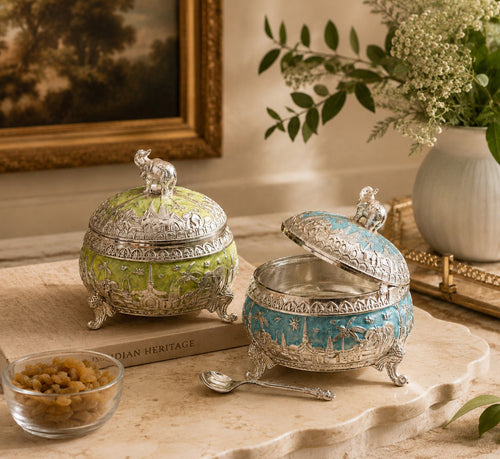 ENAMEL MINI ELEPHANT CANDY BOX
