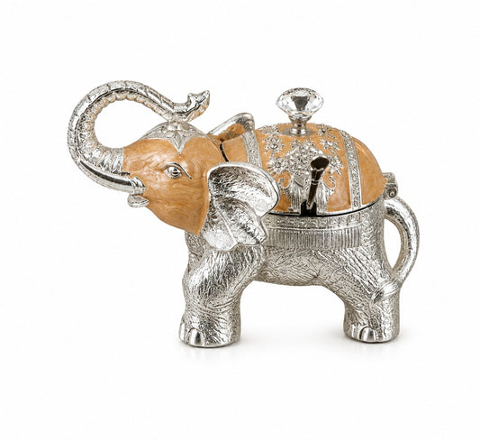 ENAMEL ELEPHANT CANDY BOX