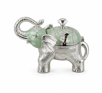 ENAMEL ELEPHANT CANDY BOX