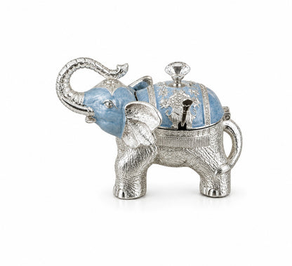 ENAMEL ELEPHANT CANDY BOX