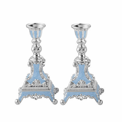 ENAMEL CANDLE STAND SET